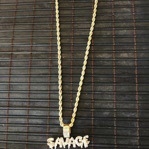 WOMEN'S SAVAGE 20" GOLD CHAIN